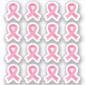 Borstkanker Roze Bewustzijns linten Gezondheid  Sticker (Voorkant)