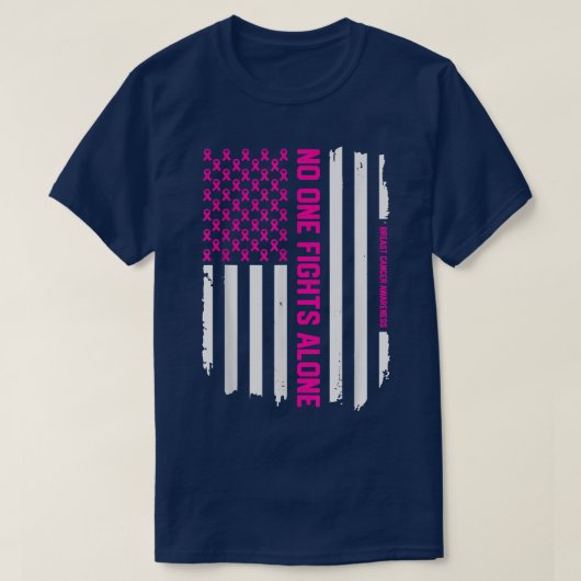 Borstkanker Roze borstkanker T-shirt (Design voorkant)
