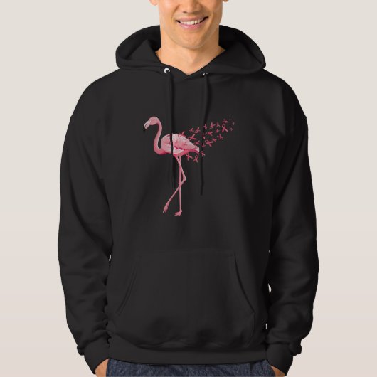 Borstkanker Roze Flamingo Ribbon Recovery Hoodie