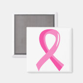 Borstkanker Roze lint 3 Magneet (Voorkant / Achterkant)