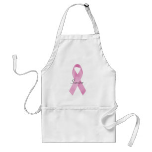 Borstkanker Roze lint Apron Standaard Schort