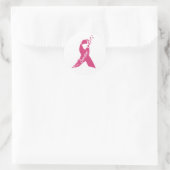 Borstkanker Roze lint Awareness Stickers (Tas)