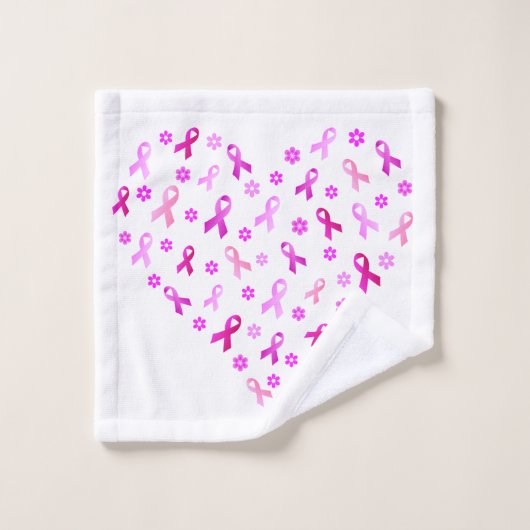 Borstkanker Roze Lint Bad Handdoek (Wasdoekje)