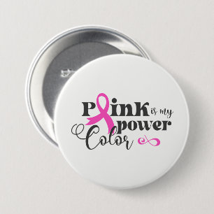 Borstkanker Roze lint Button Pin