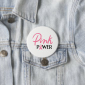 Borstkanker Roze lint Button Pin (In situ)