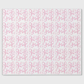 Borstkanker Roze lint Cadeaupapier (Vlak)