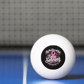 Borstkanker Roze Lint Geloofsbewustzijn Pingpongbal (Net)