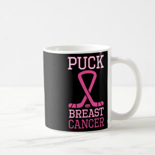Borstkanker Roze lint IJshockeykanker Dag Koffiemok
