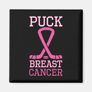 Borstkanker Roze lint IJshockeykanker Dag Magneet