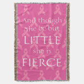 Borstkanker Roze lint-lintwand Deken (Voorkant Verticaal)