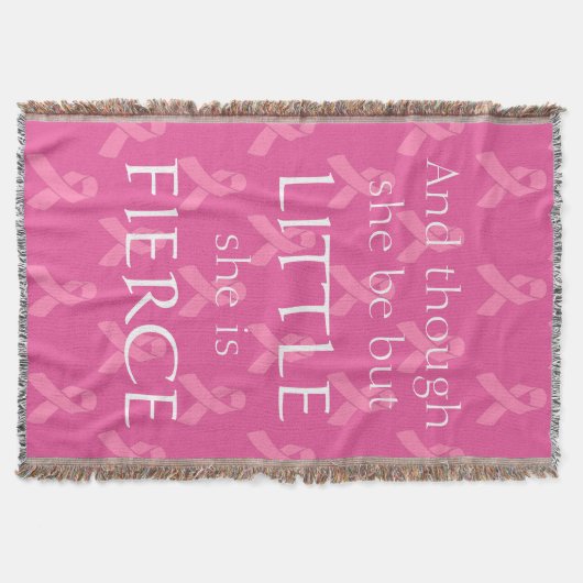 Borstkanker Roze lint-lintwand Deken (Voorkant)