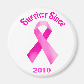 Borstkanker Roze lint Magnet (Voorkant)