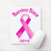 Borstkanker Roze lint Mousepad Muismat (Met muis)