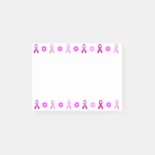 Borstkanker Roze lint Post-it® Notes (Voorkant)