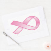 Borstkanker Roze lint Rechthoekige Sticker (Envelop)