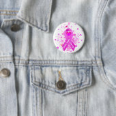 Borstkanker Roze Lint Ronde Button 5,7 Cm (In situ)