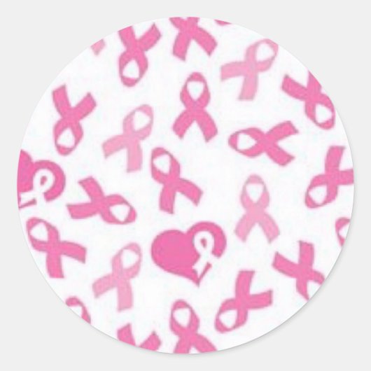 Borstkanker Roze lint Stickers (Voorkant)