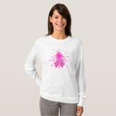 Borstkanker Roze lint T-shirt (Voorkant volledig)