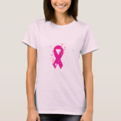 Borstkanker Roze lint T-shirt (Voorkant)