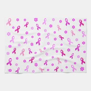 Borstkanker Roze lint Theedoek