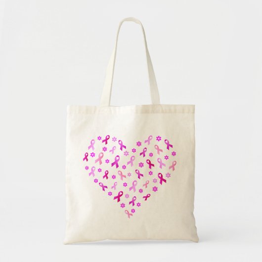 Borstkanker Roze lint Tote Bag (Voorkant)