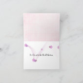 Borstkanker Roze linten en Daisies Kaart (Binnen)