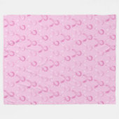 Borstkanker Roze lintje Blanket #borstkanker Fleece Deken (Voorkant (Horizontaal))