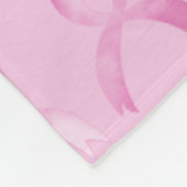 Borstkanker Roze lintje Blanket #borstkanker Fleece Deken (Hoek)