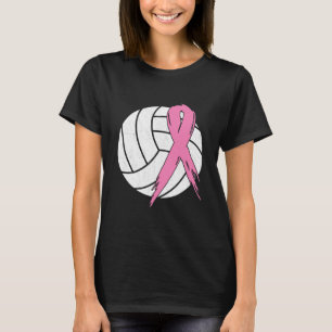 Borstkanker Roze lintje Volleyball Awareness T-shirt