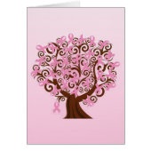 Borstkanker Roze lintkaart (Voorkant)