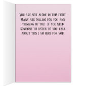 Borstkanker Roze lintkaart (Binnen (Rechts))