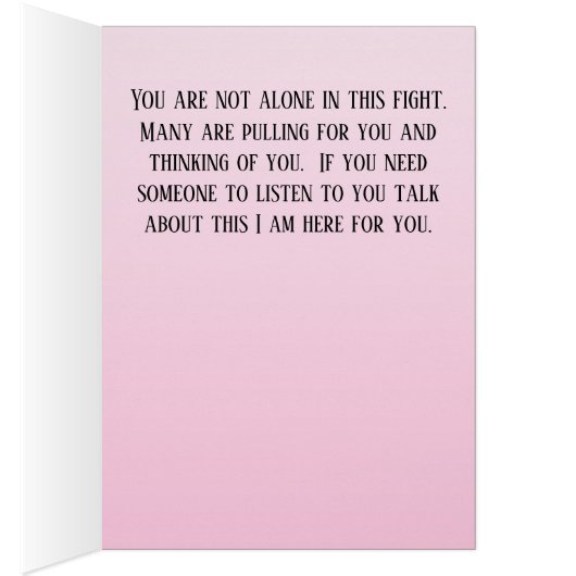 Borstkanker Roze lintkaart (Binnen (Rechts))