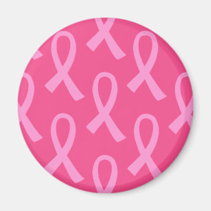 Borstkanker roze lintpatroon magneet