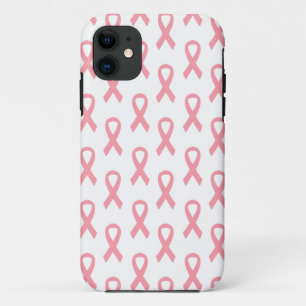 Borstkanker Roze linttelefooncel iPhone 11 Hoesje