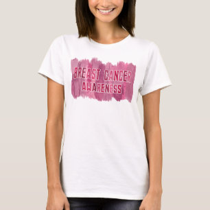 Borstkanker roze olie kleur bewustzijn overlevende t-shirt