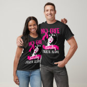 Borstkanker Roze Ribbon African American Black T-shirt (Unisex)