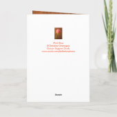 Borstkanker Roze Rose Kaart (Achterkant)