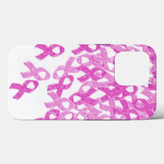 Borstkanker Roze Velvet Ribbon Case-Mate iPhone Case (Achterkant (horizontaal))
