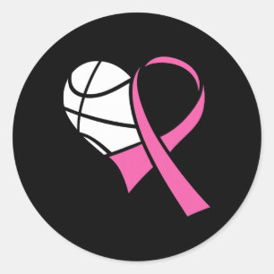 Borstkanker Schil LL Roze Lint Sport Mammogra Ronde Sticker