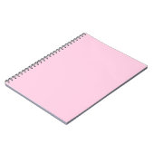 Borstkanker sensibiliserend licht roze, schattig notitieboek (Linkerzijde)
