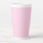 Borstkanker sensibiliserend licht roze vaste schat latte mok (Voorkant)