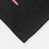 Borstkanker Shirt 1 Fleece Deken (Hoek)