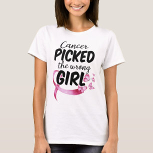 Borstkanker - Shirt kanker die de baarmoeder heeft