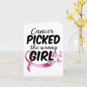 Borstkanker - Shirt kanker die de baarmoeder heeft Kaart (Gele Bloem)