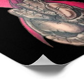 Borstkanker Shirt Poster (Hoek)