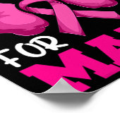 Borstkanker Shirt Poster (Hoek)