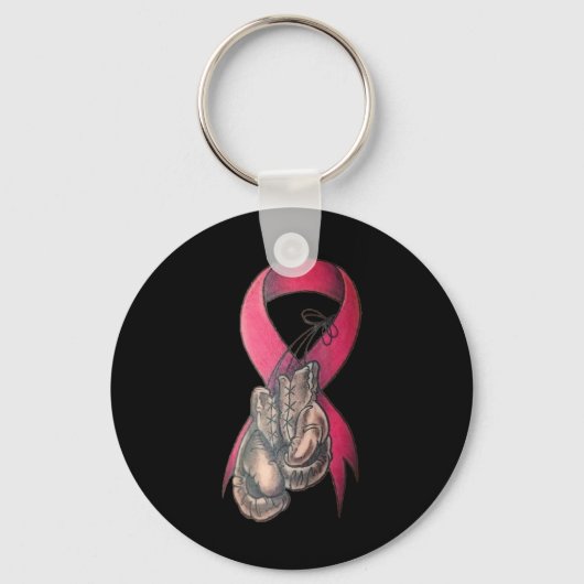 Borstkanker Shirt Sleutelhanger (Voorkant)
