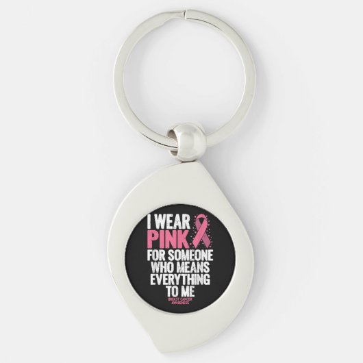 Borstkanker Shirten voor familieborst C Sleutelhanger (Voorkant)