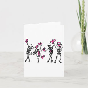 Borstkanker Skeletten Dansen Bewustzijn Mannen Vro Kaart