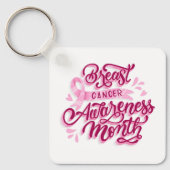 Borstkanker Sleutelhanger (Voorkant)